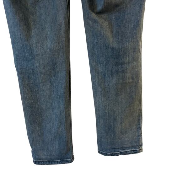 Caslon Boyfriend Jeans Women’s Size 8 Medium Wash Distressed Look Relaxed Fit - Picture 8 of 10